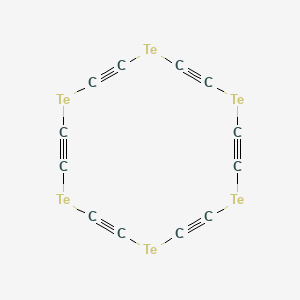 molecular formula C12Te6 B12529450 1,4,7,10,13,16-Hexatelluracyclooctadeca-2,5,8,11,14,17-hexayne CAS No. 675831-11-5