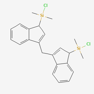 {Methylenebis[(1H-indene-3,1-diyl)]}bis[chloro(dimethyl)silane]