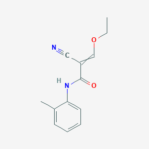 2-Cyano-3-ethoxy-N-(2-methylphenyl)prop-2-enamide