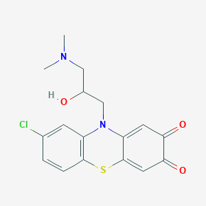 8-Chloro-10-[3-(dimethylamino)-2-hydroxypropyl]phenothiazine-2,3-dione