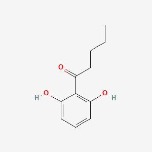 molecular formula C11H14O3 B1252952 1-(2,6-Dihydroxyphenyl)-1-pentanone 
