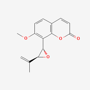 7-methoxy-8-[(2S,3S)-3-prop-1-en-2-yloxiran-2-yl]chromen-2-one