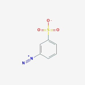 molecular formula C6H4N2O3S B1252965 3-Diazoniobenzenesulfonate 