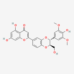 molecular formula C26H22O10 B1252966 5''-甲氧基双氢诺卡品-D 