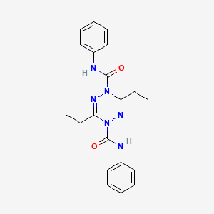 3,6-Diethyl-N~1~,N~4~-diphenyl-1,2,4,5-tetrazine-1,4-dicarboxamide