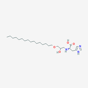 N-[3-(Hexadecyloxy)-2-hydroxypropyl]-L-histidine