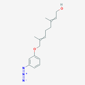 8-(3-Azidophenoxy)-3,7-dimethylocta-2,6-dien-1-ol