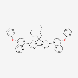 9,9-Dibutyl-2,7-bis(4-phenoxynaphthalen-1-YL)-9H-fluorene