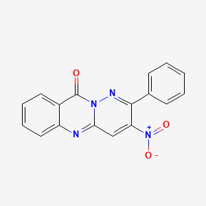 3-Nitro-2-phenyl-10H-pyridazino[6,1-b]quinazolin-10-one