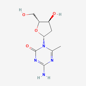 molecular formula C9H14N4O4 B1252979 2'-Deoxy-6-methyl-5-azacytidine CAS No. 80646-65-7