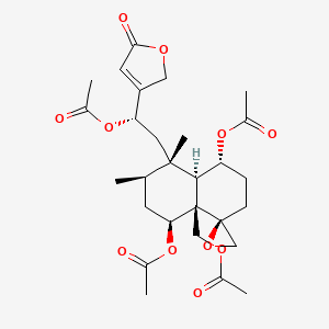 molecular formula C28H38O11 B1252989 Ajugapantin A 