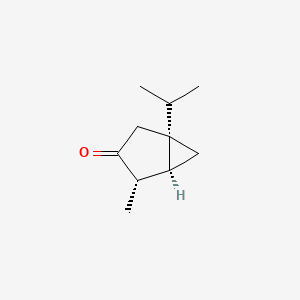 molecular formula C10H16O B1252992 (+)-α-莰酮 