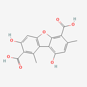 molecular formula C16H12O7 B1252998 Pannaric acid 