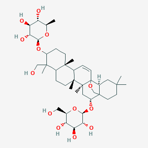 molecular formula C42H68O13 B125300 六齿草皂苷 VI CAS No. 152020-03-6