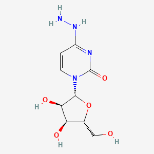 molecular formula C9H14N4O5 B1253009 N4-Aminocytidine CAS No. 57294-74-3