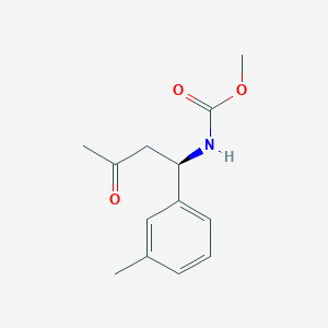 Methyl [(1R)-1-(3-methylphenyl)-3-oxobutyl]carbamate