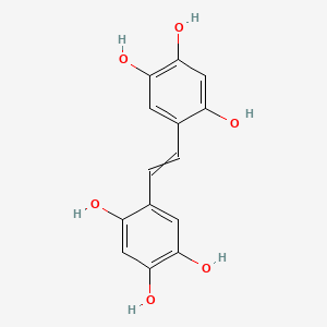 5,5'-(Ethene-1,2-diyl)di(benzene-1,2,4-triol)