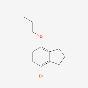 4-Bromo-7-propoxy-2,3-dihydro-1H-indene