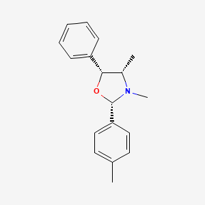 Oxazolidine, 3,4-dimethyl-2-(4-methylphenyl)-5-phenyl-, (2S,4S,5R)-