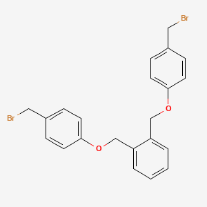 Benzene, 1,2-bis[[4-(bromomethyl)phenoxy]methyl]-