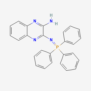 3-[(Triphenyl-lambda~5~-phosphanylidene)amino]quinoxalin-2-amine