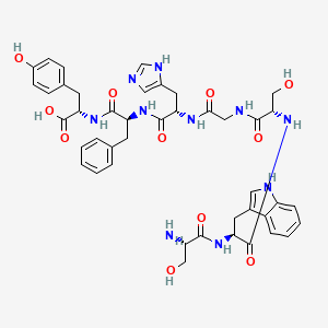 L-Seryl-L-tryptophyl-L-serylglycyl-L-histidyl-L-phenylalanyl-L-tyrosine