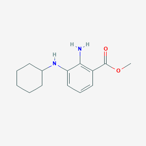 Methyl 2-amino-3-(cyclohexylamino)benzoate