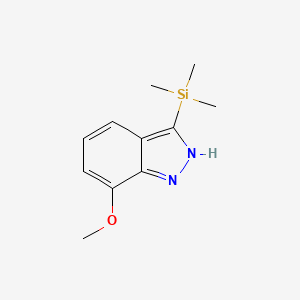 7-Methoxy-3-(trimethylsilyl)-2H-indazole