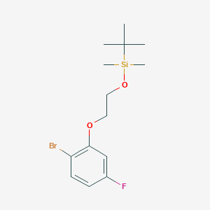 [2-(2-Bromo-5-fluorophenoxy)ethoxy](tert-butyl)dimethylsilane