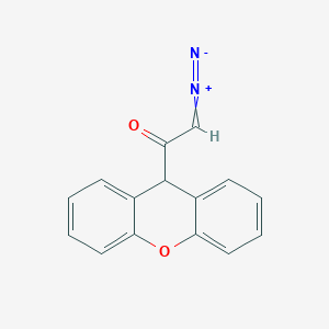 2-Diazonio-1-(9H-xanthen-9-yl)ethen-1-olate