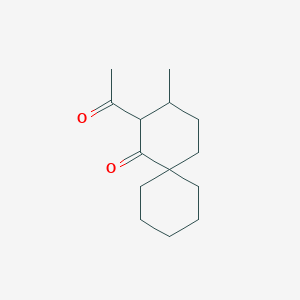 Spiro[5.5]undecan-1-one, 2-acetyl-3-methyl-