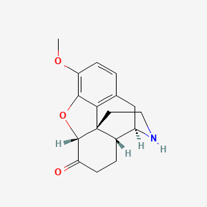 molecular formula C17H19NO3 B1253062 Morphinan-6-one, 4,5-epoxy-3-methoxy-, (5alpha)- CAS No. 5083-62-5