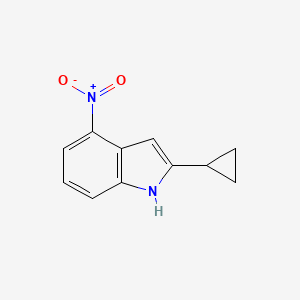 2-Cyclopropyl-4-nitro-1H-indole