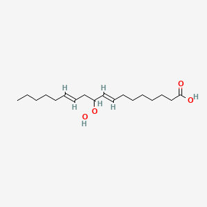 molecular formula C18H32O4 B1253071 10-Hydroperoxy-8,12-octadecadienoic acid 