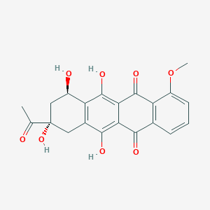 molecular formula C21H18O8 B1253101 Leukaemomycinone C 
