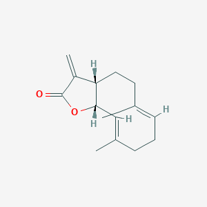 molecular formula C15H20O2 B1253127 (3aS,6E,10E,11aS)-6,10-二甲基-3-亚甲基-3a,4,5,8,9,11a-六氢环癸[b]呋喃-2-酮 