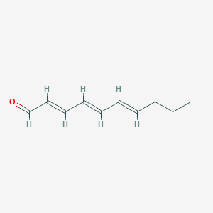 molecular formula C10H14O B1253132 (2E,4E,6E)-2,4,6-Decatrienal 