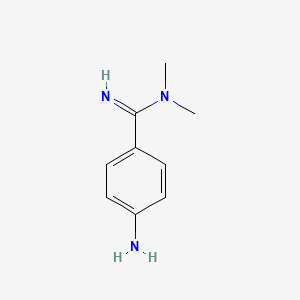 4-Amino-N,N-dimethylbenzenecarboximidamide