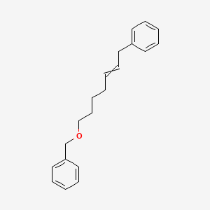 [7-(Benzyloxy)hept-2-EN-1-YL]benzene