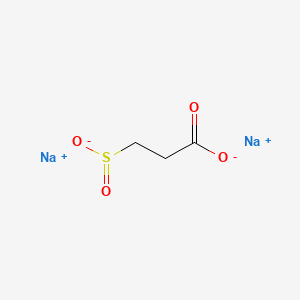 molecular formula C3H4Na2O4S B1253134 Sodium 3-sulfinatopropanoate 