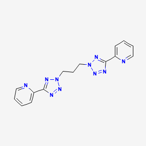 Pyridine, 2,2'-[1,3-propanediylbis(2H-tetrazole-2,5-diyl)]bis-