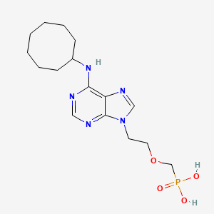 ({2-[6-(Cyclooctylamino)-9H-purin-9-yl]ethoxy}methyl)phosphonic acid