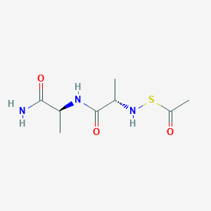 N-(Acetylsulfanyl)-L-alanyl-L-alaninamide