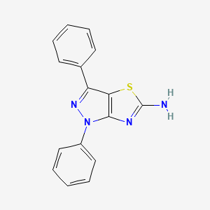 1H-Pyrazolo[3,4-d]thiazol-5-amine, 1,3-diphenyl-