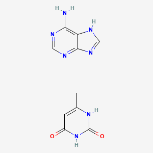 6-methyl-1H-pyrimidine-2,4-dione;7H-purin-6-amine