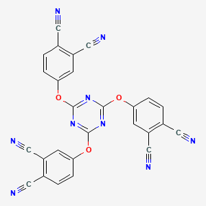 4,4',4''-[1,3,5-Triazine-2,4,6-triyltris(oxy)]tri(benzene-1,2-dicarbonitrile)