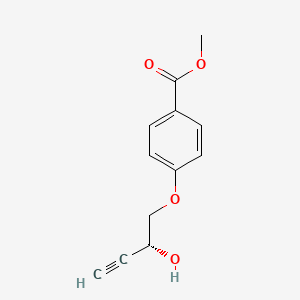 Methyl 4-{[(2R)-2-hydroxybut-3-yn-1-yl]oxy}benzoate