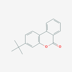 molecular formula C17H16O2 B12531537 3-(tert-Butyl)-6H-benzo[c]chromen-6-one 