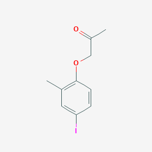 molecular formula C10H11IO2 B12531548 1-(4-Iodo-2-methylphenoxy)propan-2-one CAS No. 651330-69-7