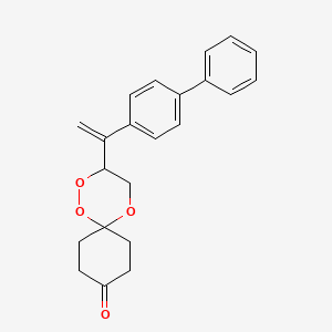 1,2,5-Trioxaspiro[5.5]undecan-9-one, 3-(1-[1,1'-biphenyl]-4-ylethenyl)-